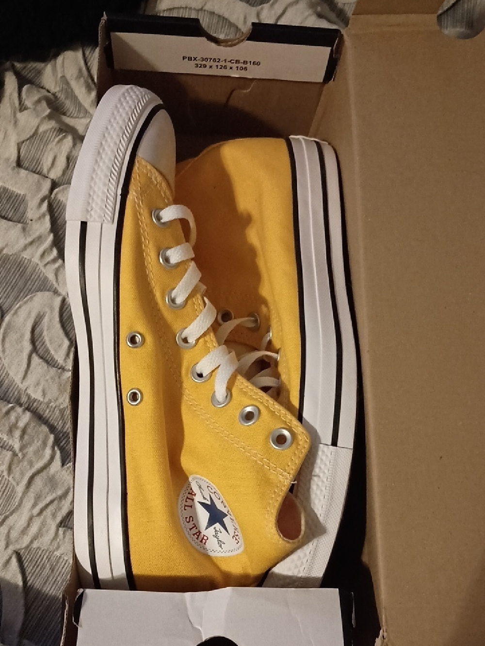 Converse Yellow High Top Women's Sneakers